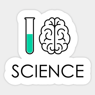 I Love Science Sticker